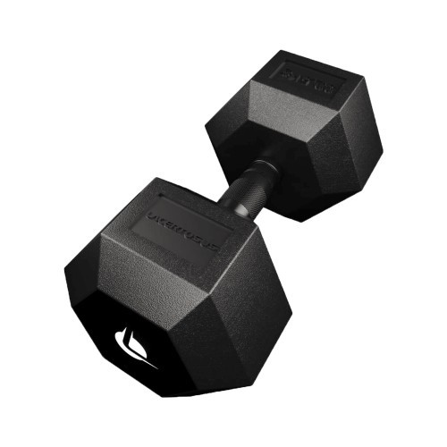 PRO HEX Rubber Dumbbell 32.5 Kg Hexagonal Dumbbells -